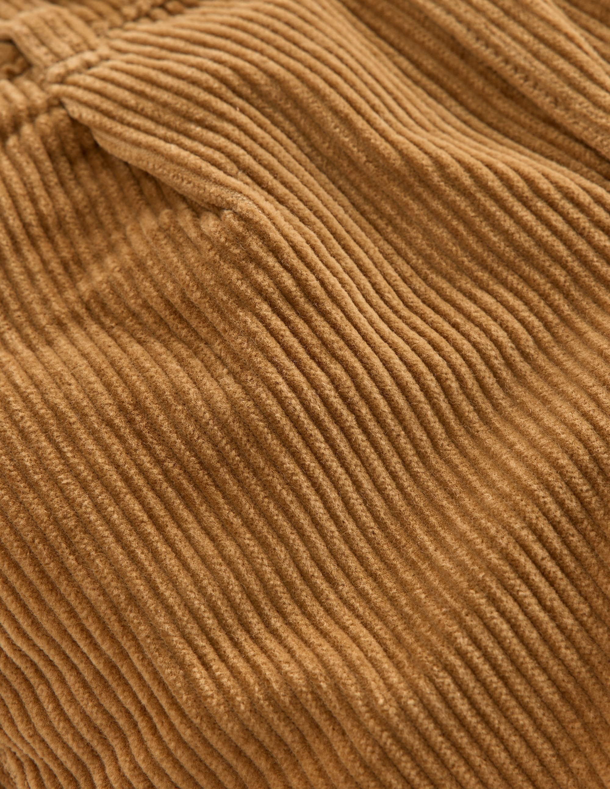 Everyday Straight Leg Trousers-Camel Cord - Image 5