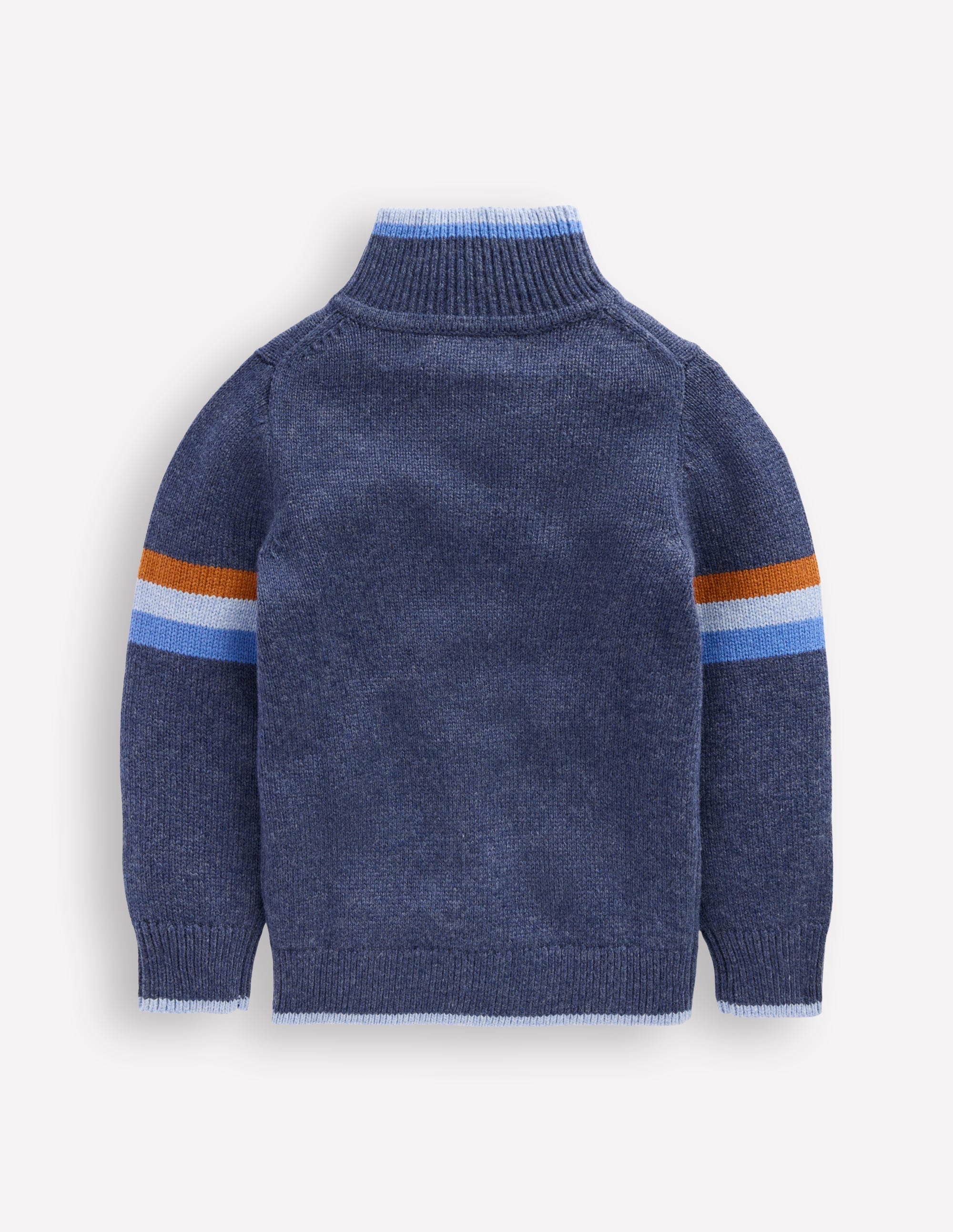 Heritage Half-Zip Jumper-College Navy - Image 2