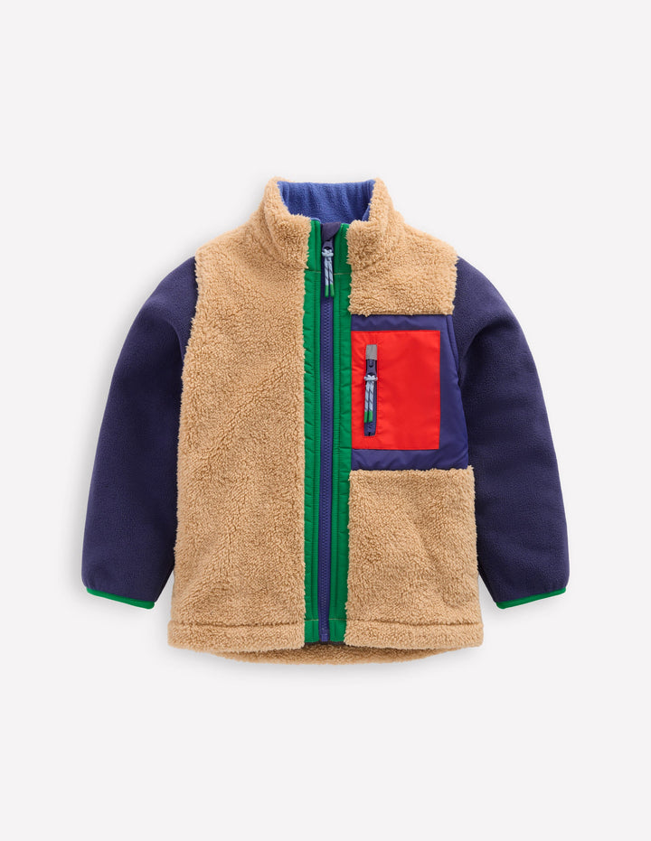 Cosy Windproof Fleece-Sand