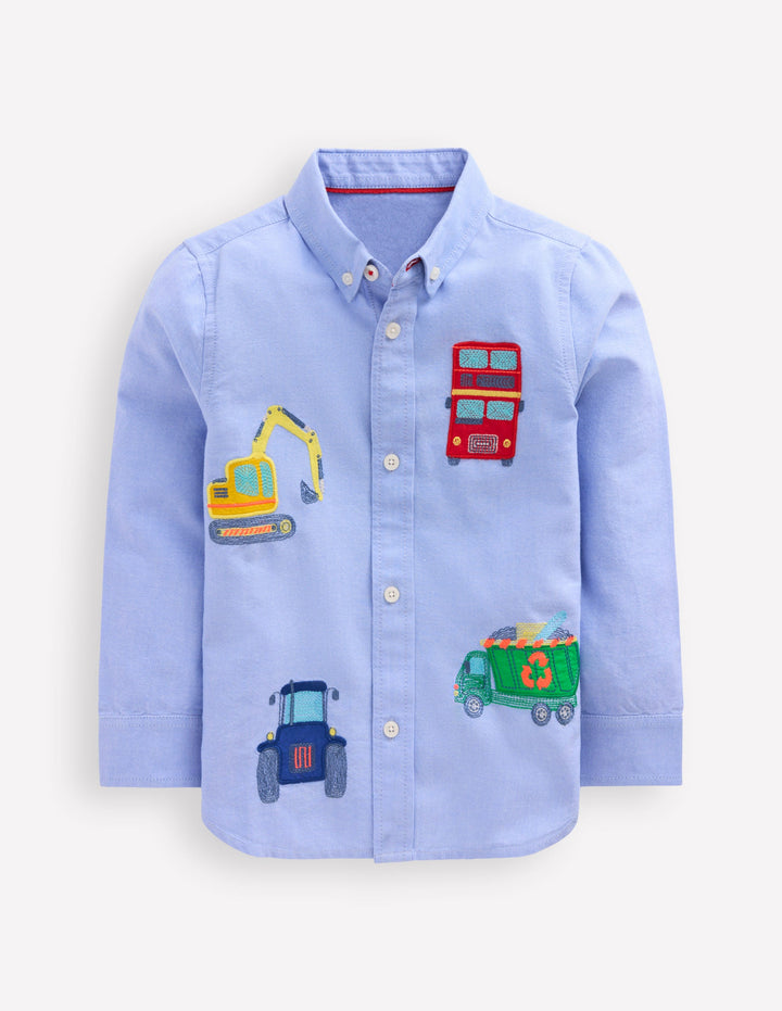 Embroidered Shirt-Vehicles