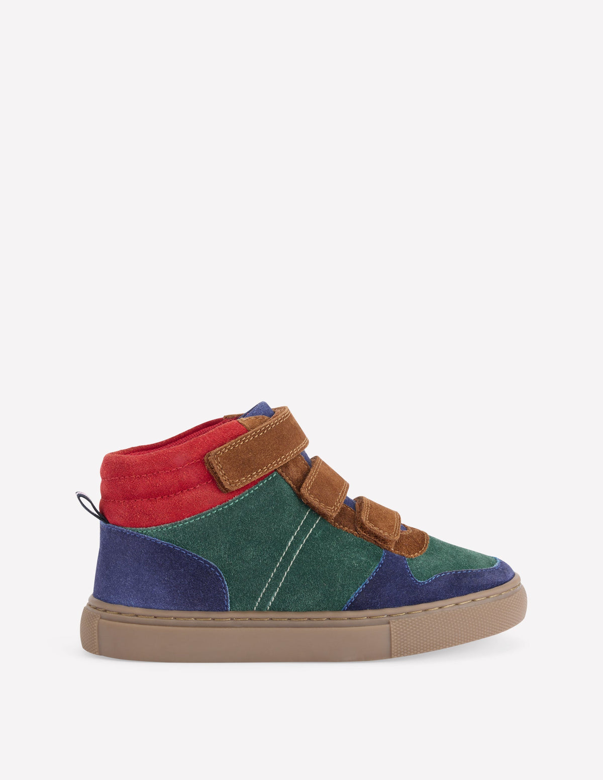 Suede High Tops-Pine Green Colour Block - Image 1