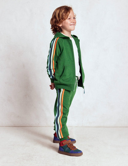 Suede High Tops-Pine Green Colour Block-2