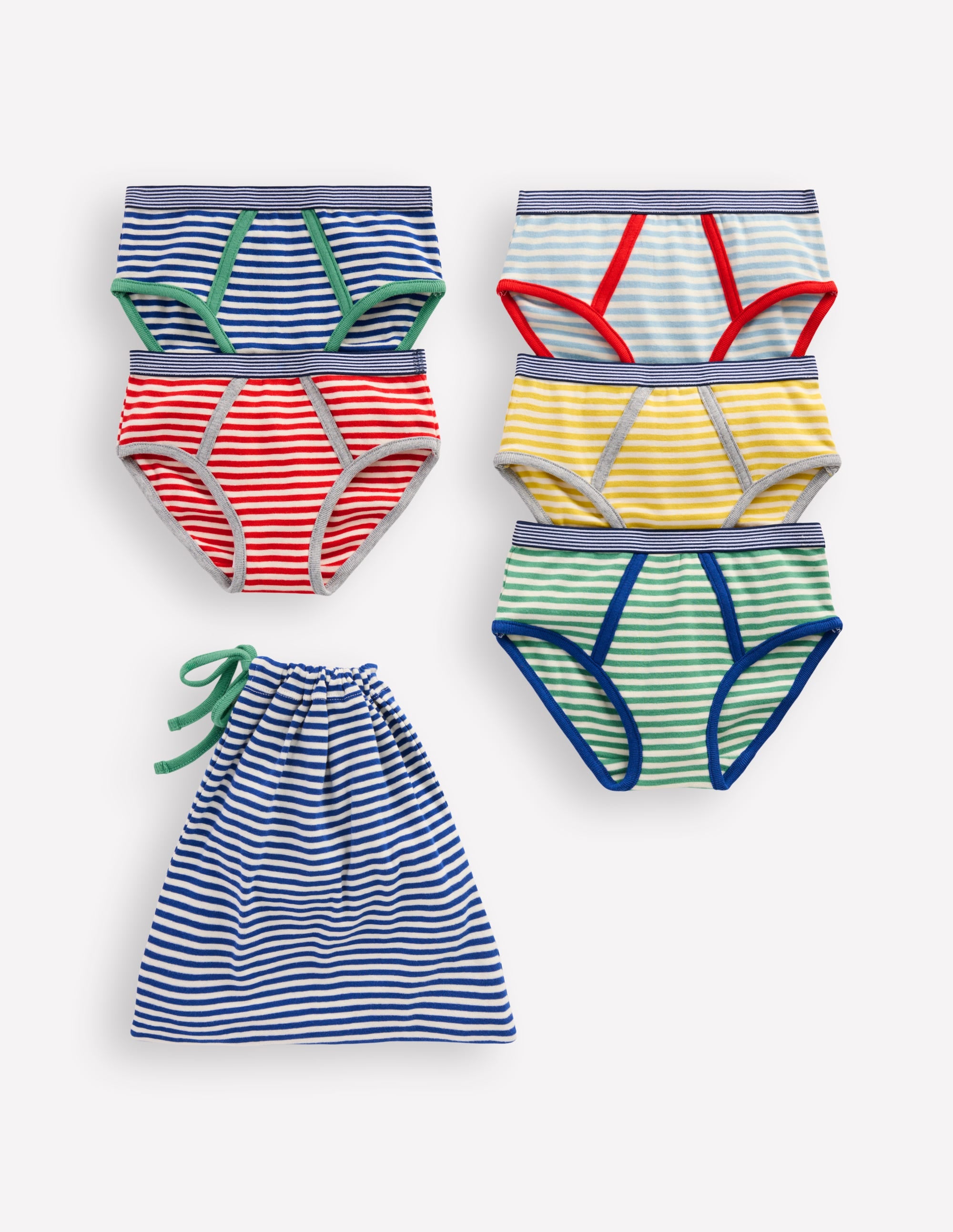 5-Pack Pants-Rainbow Stripe - Image 1