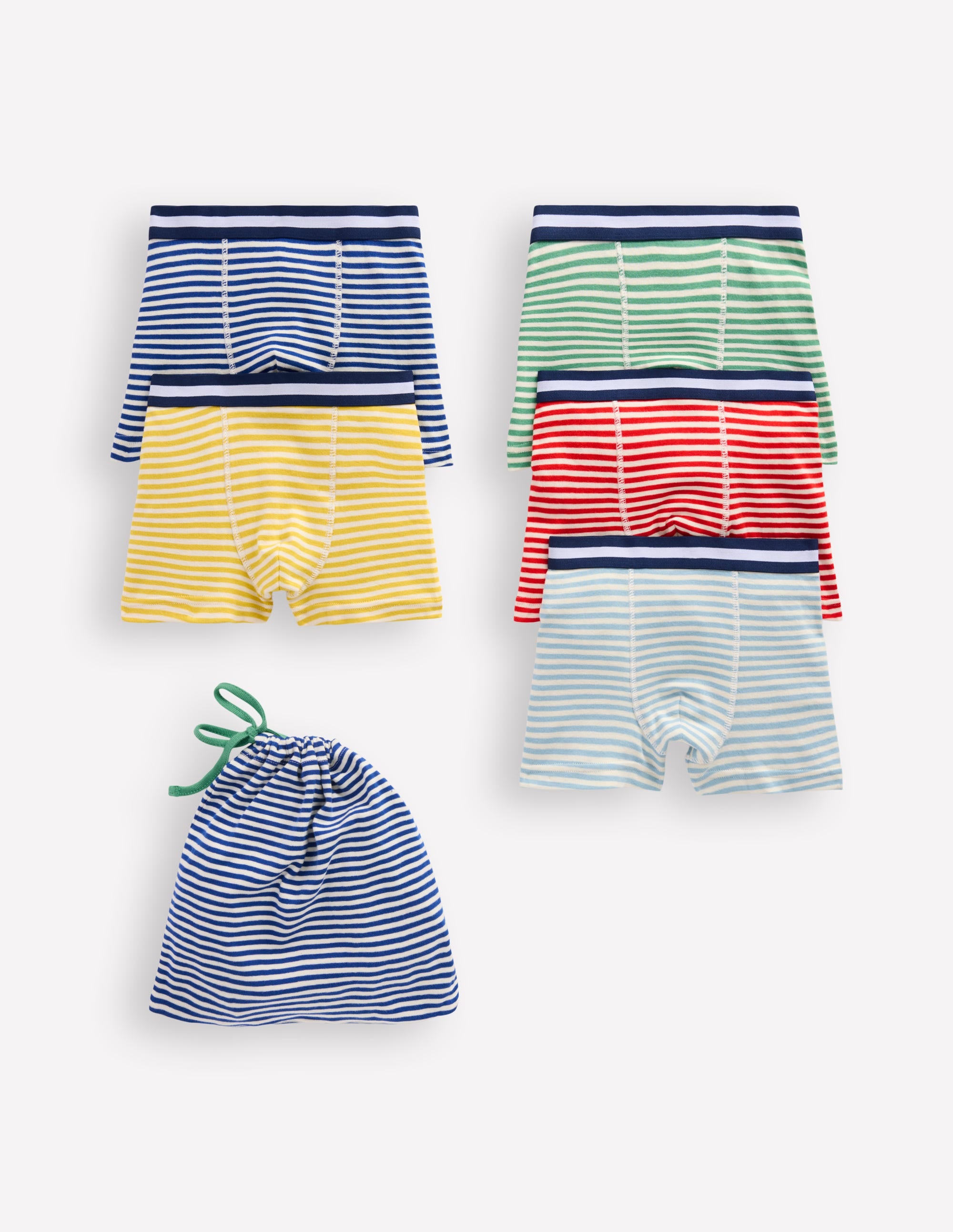 5-Pack Boxers-Rainbow Stripe - Image 1