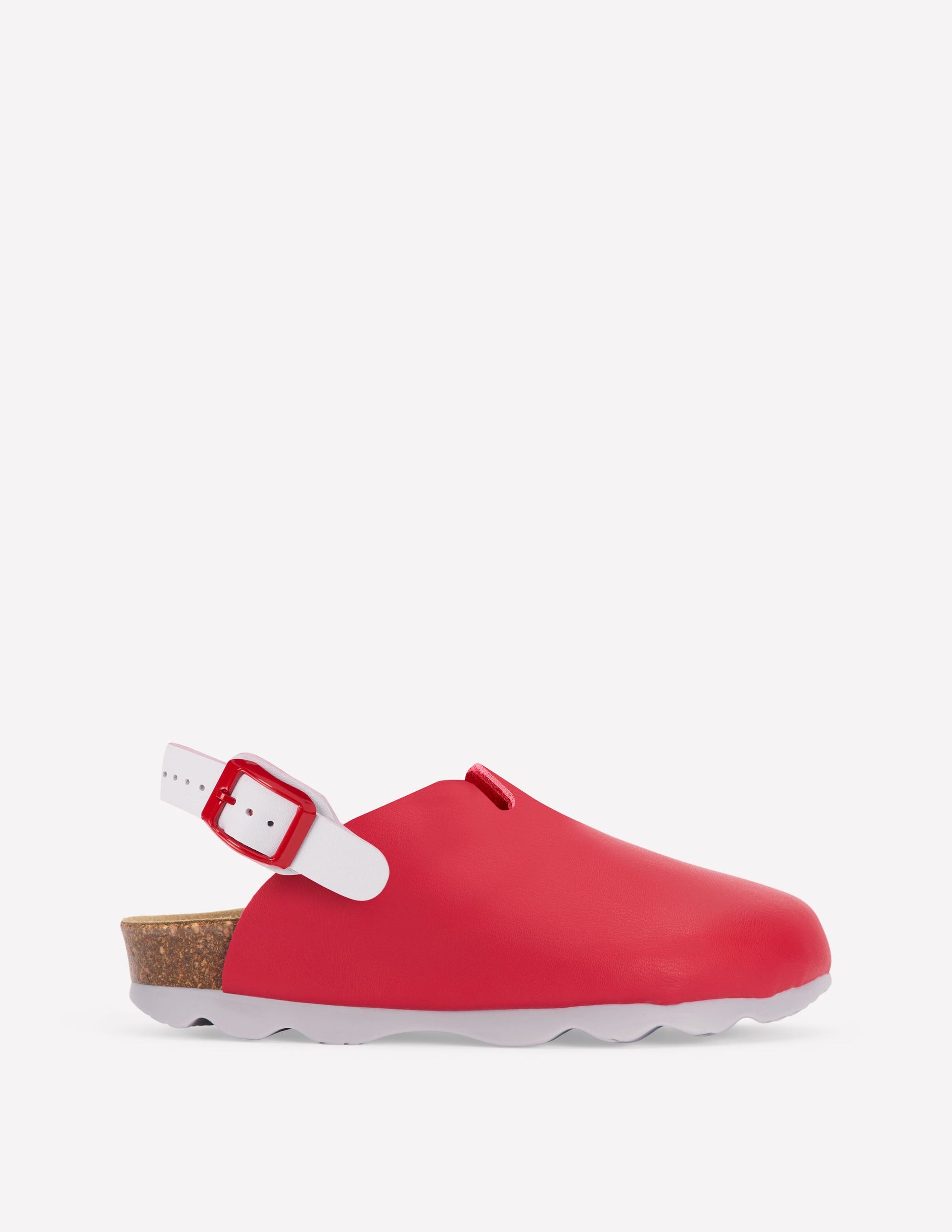 Colourblock Clogs-Firecracker Red-1