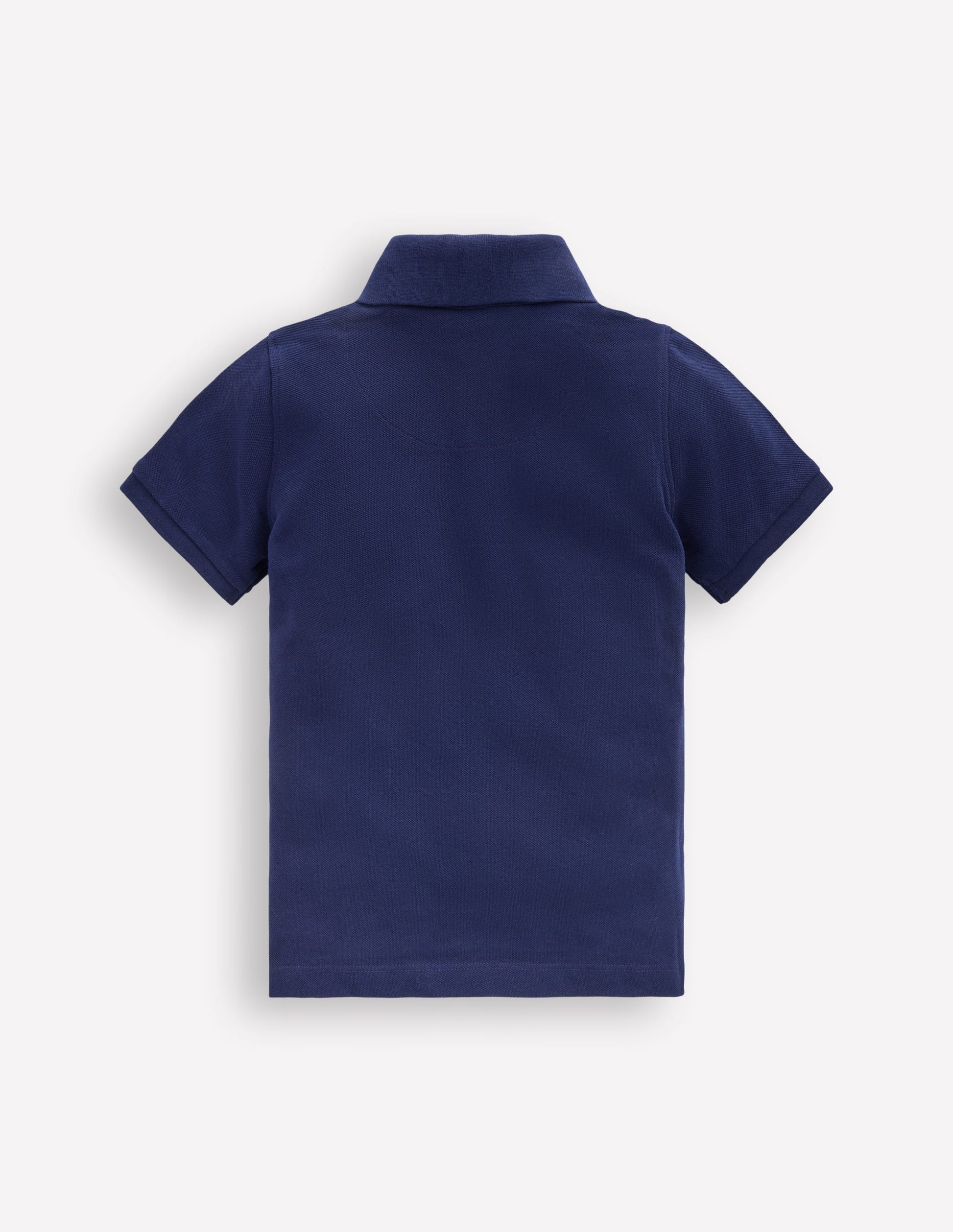 Piqué Polo Shirt-College Navy-2