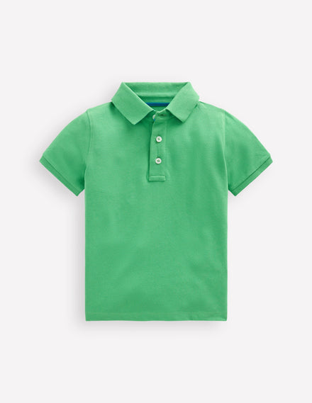 Piqué Polo Shirt-Aloe Green