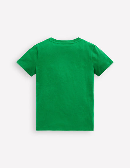 Superstitch T-Shirt-Highland Green Jungle Animals