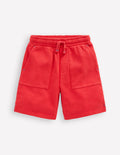 Garment Dye Sweatshorts-Post Box Red
