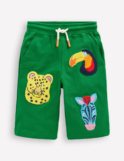 Jersey Baggies-Highland Green Jungle Animals-1