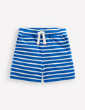 Towelling Shorts-Blue and Ivory Lobster