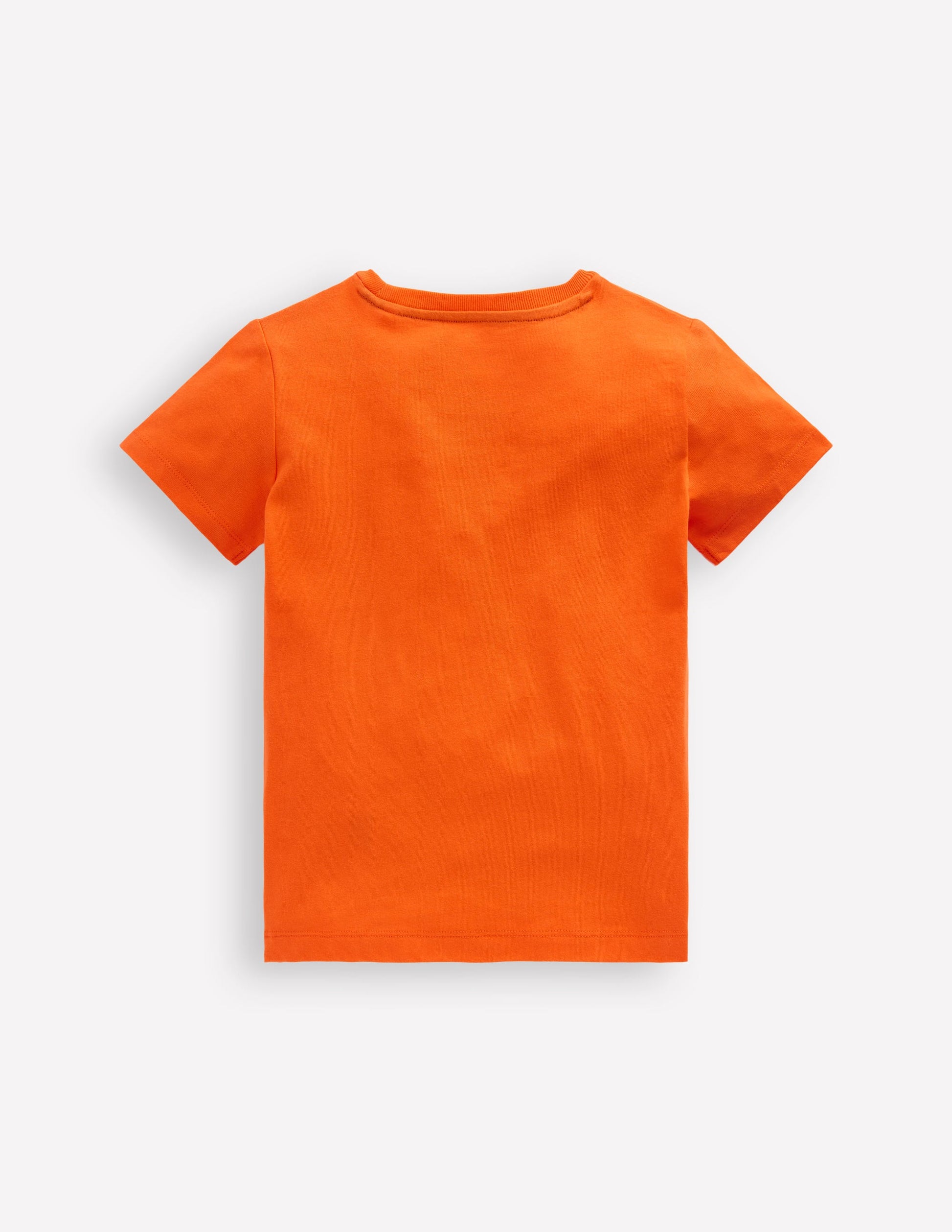 Chain Stitch T-Shirt-Hot Coral tiger-5