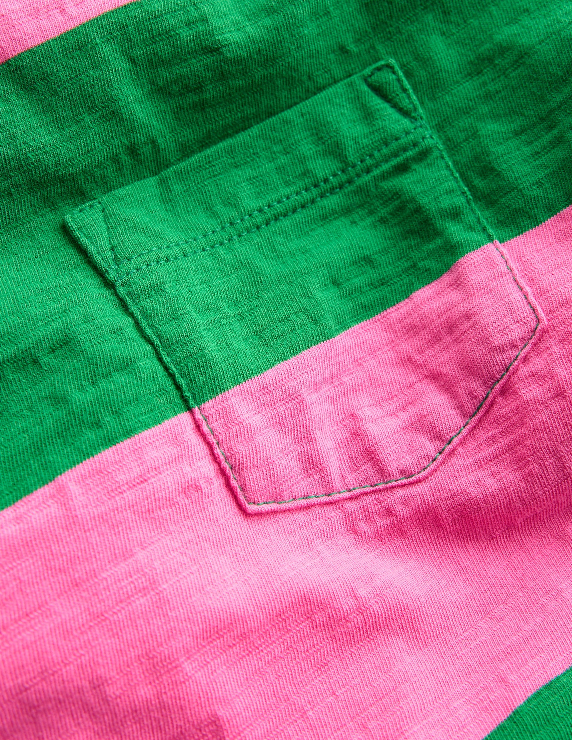 Everyday Short Sleeve T-Shirt-Sorbet Pink/ Rich Emerald-3