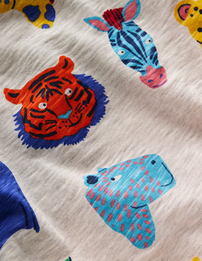 All-Over Printed T-Shirt-Coconut Milk Jungle-7