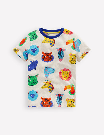 All-Over Printed T-Shirt-Coconut Milk Jungle-5