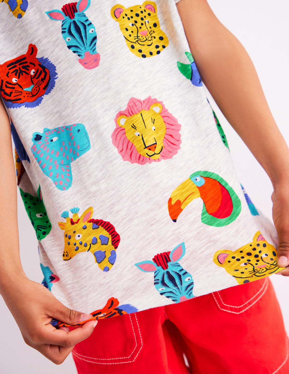 All-Over Printed T-Shirt-Coconut Milk Jungle - Image 3