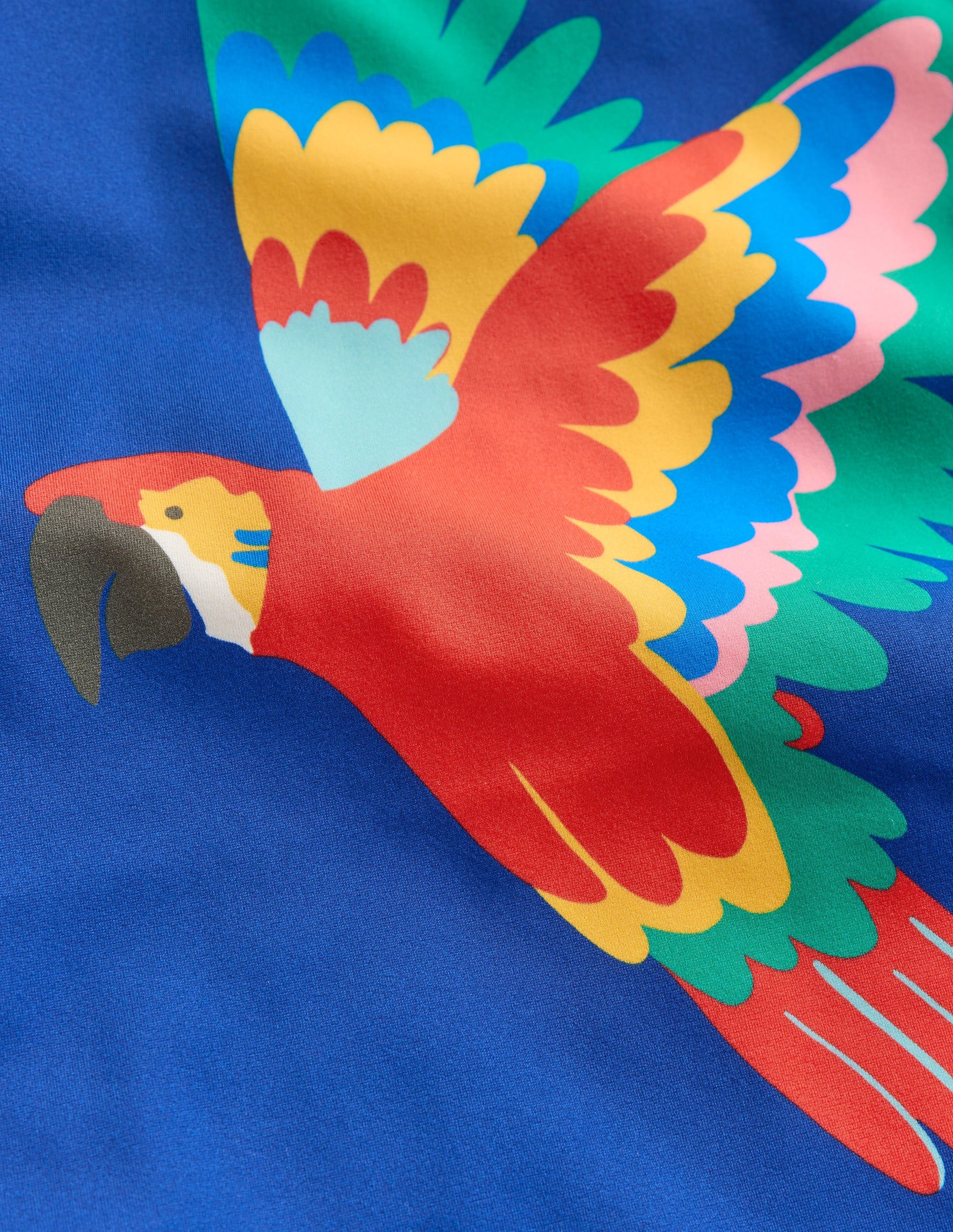 Logo Rash Vest-Multi Rainbow Parrot-4