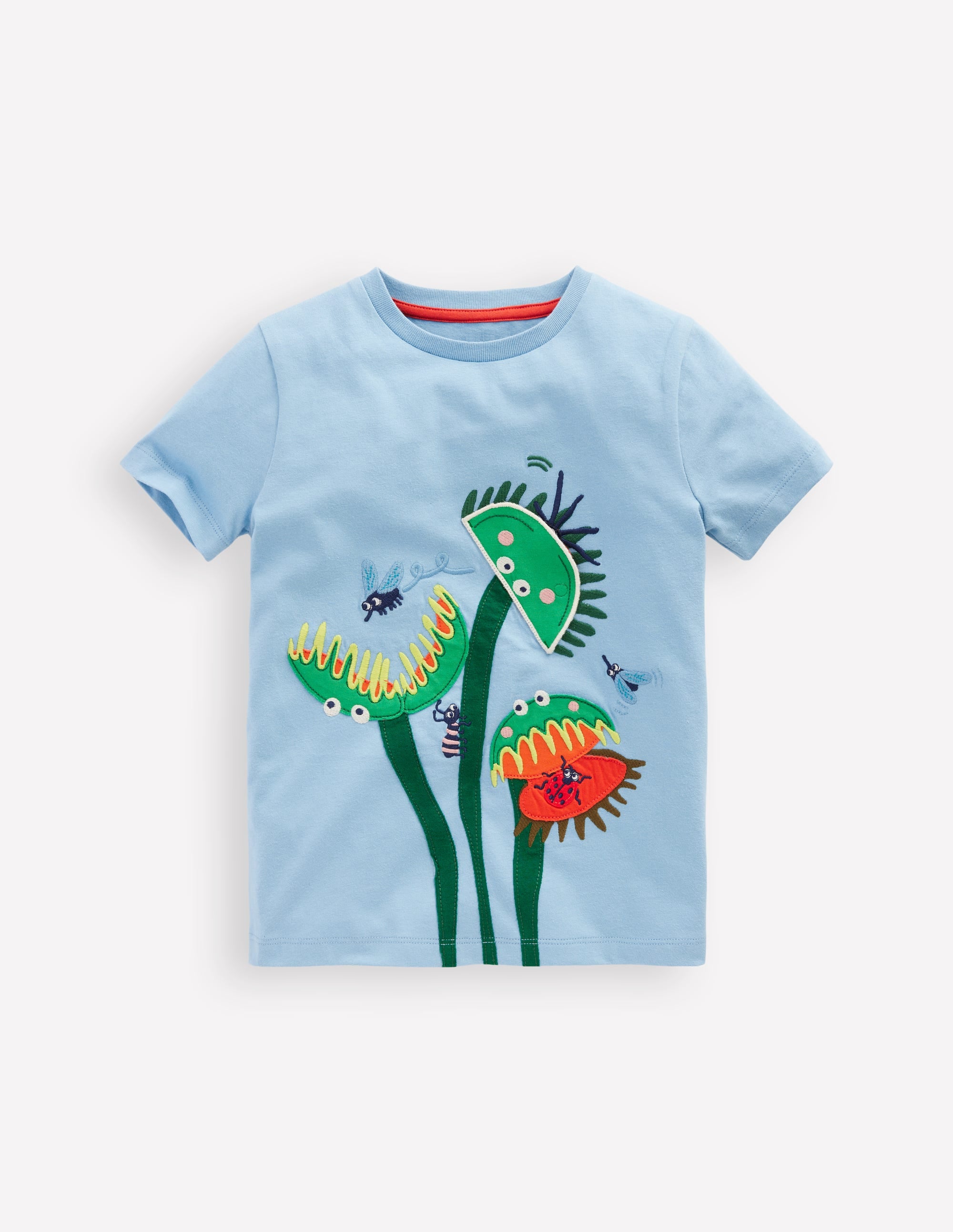 Lift-The-Flap T-shirt-Glacier Blue Fly Trap - Image 1