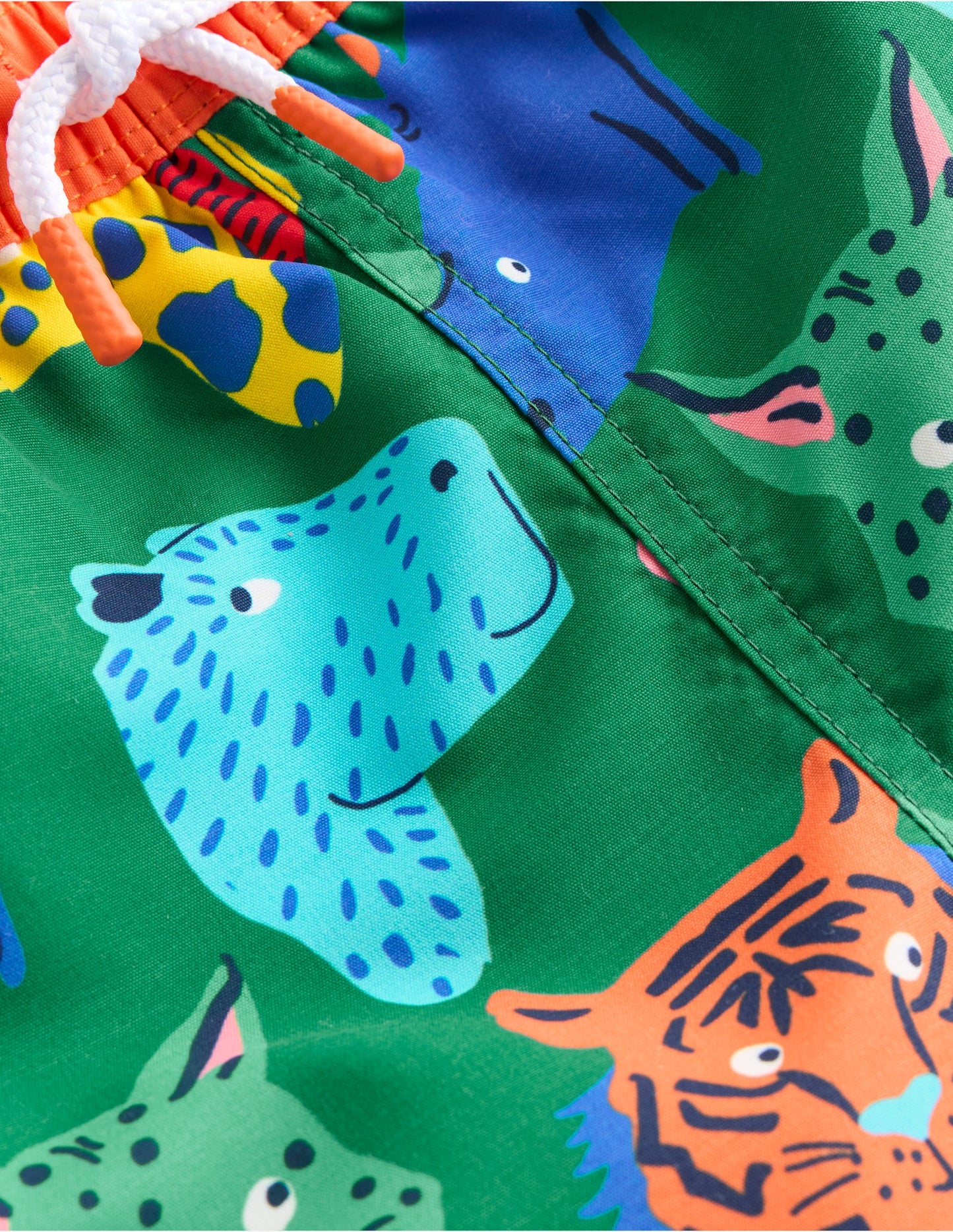 Swim Shorts-Multi Animal Faces