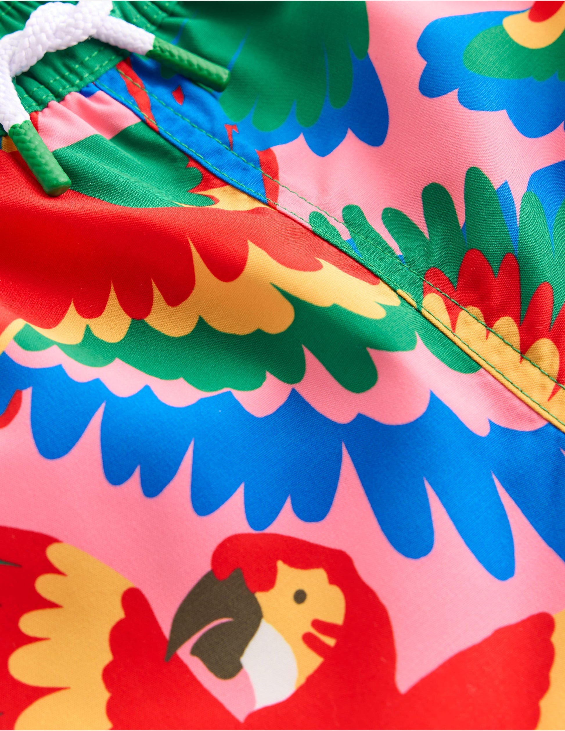 Swim Shorts-Multi Rainbow Parrot-3