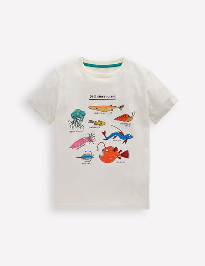 Glow-In-The-Dark T-shirt-Soft Ivory Bio-1