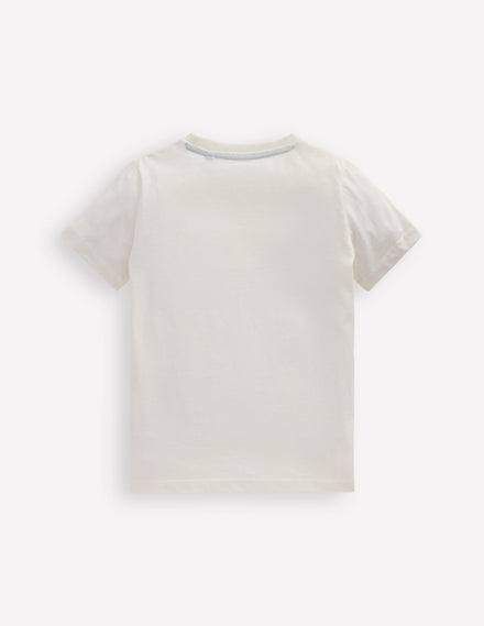 Glow-In-The-Dark T-shirt-Soft Ivory Bio