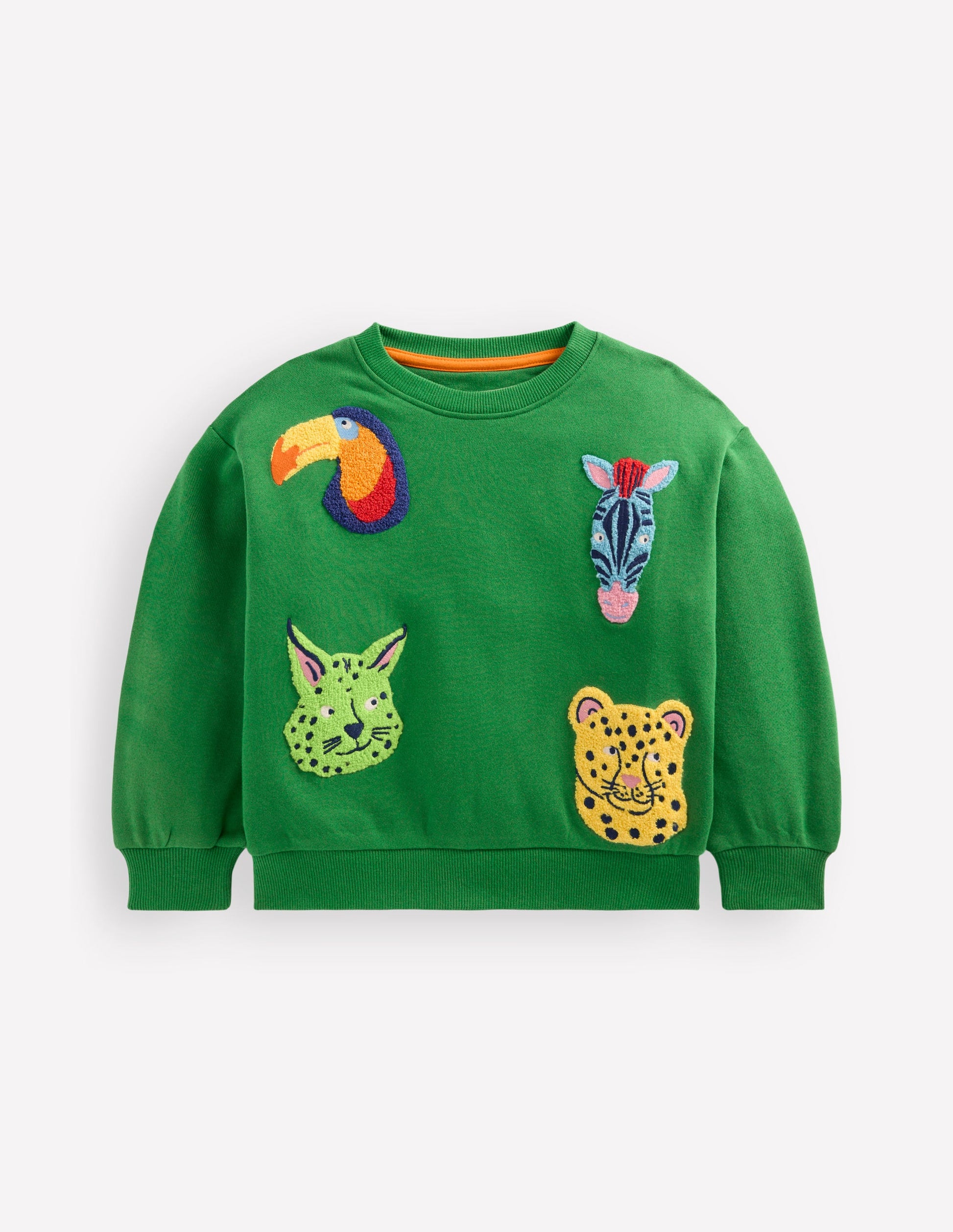 Fun Sweatshirt-Multi Animal Faces-5