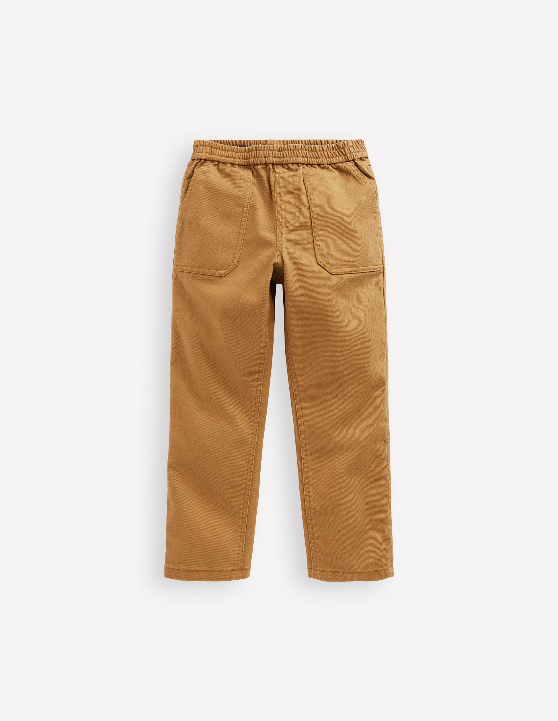 Pull-on Cotton Trouser-Stone Grey-1