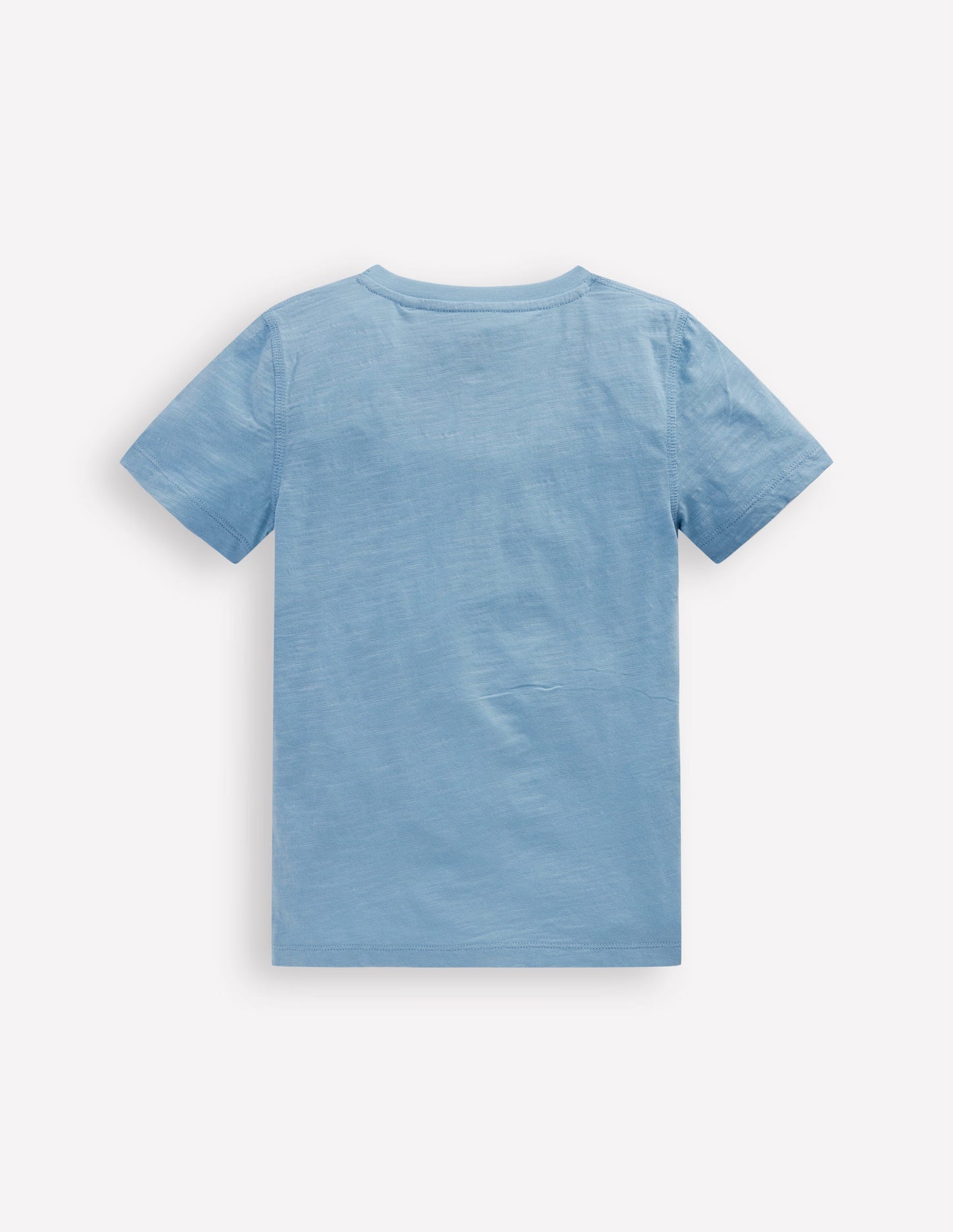 Short Sleeve Henley T-Shirt-Glacier Blue
