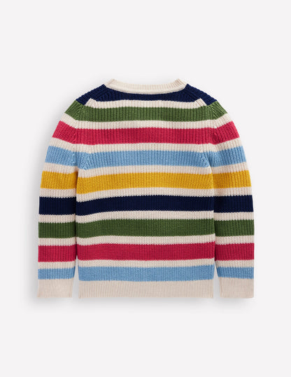 Everyday Cotton Jumper-Multi Stripe-3