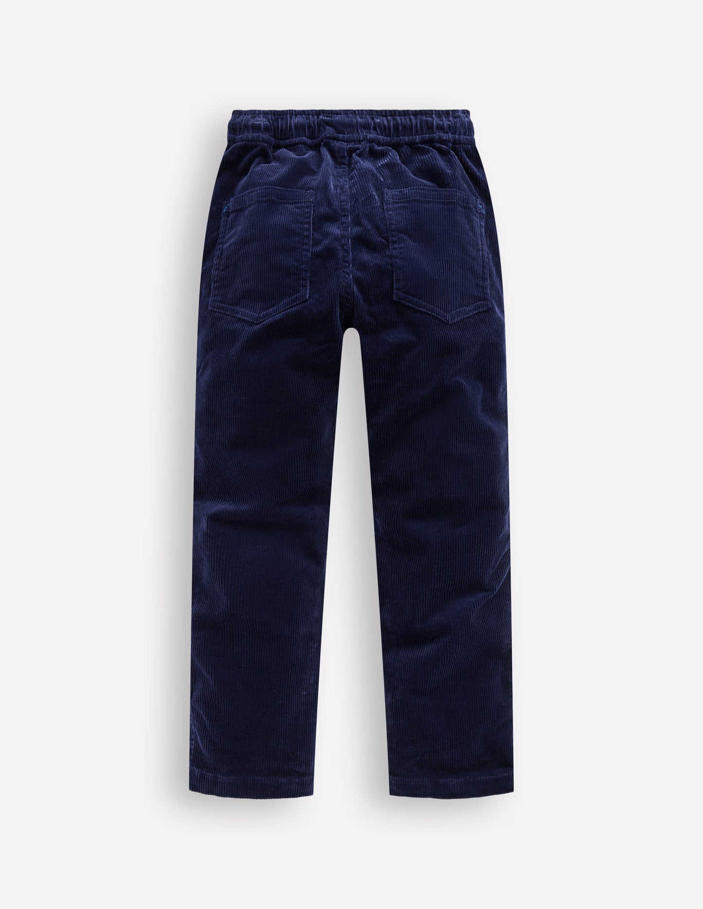 Slim Pull-On Trousers-College Navy Cord