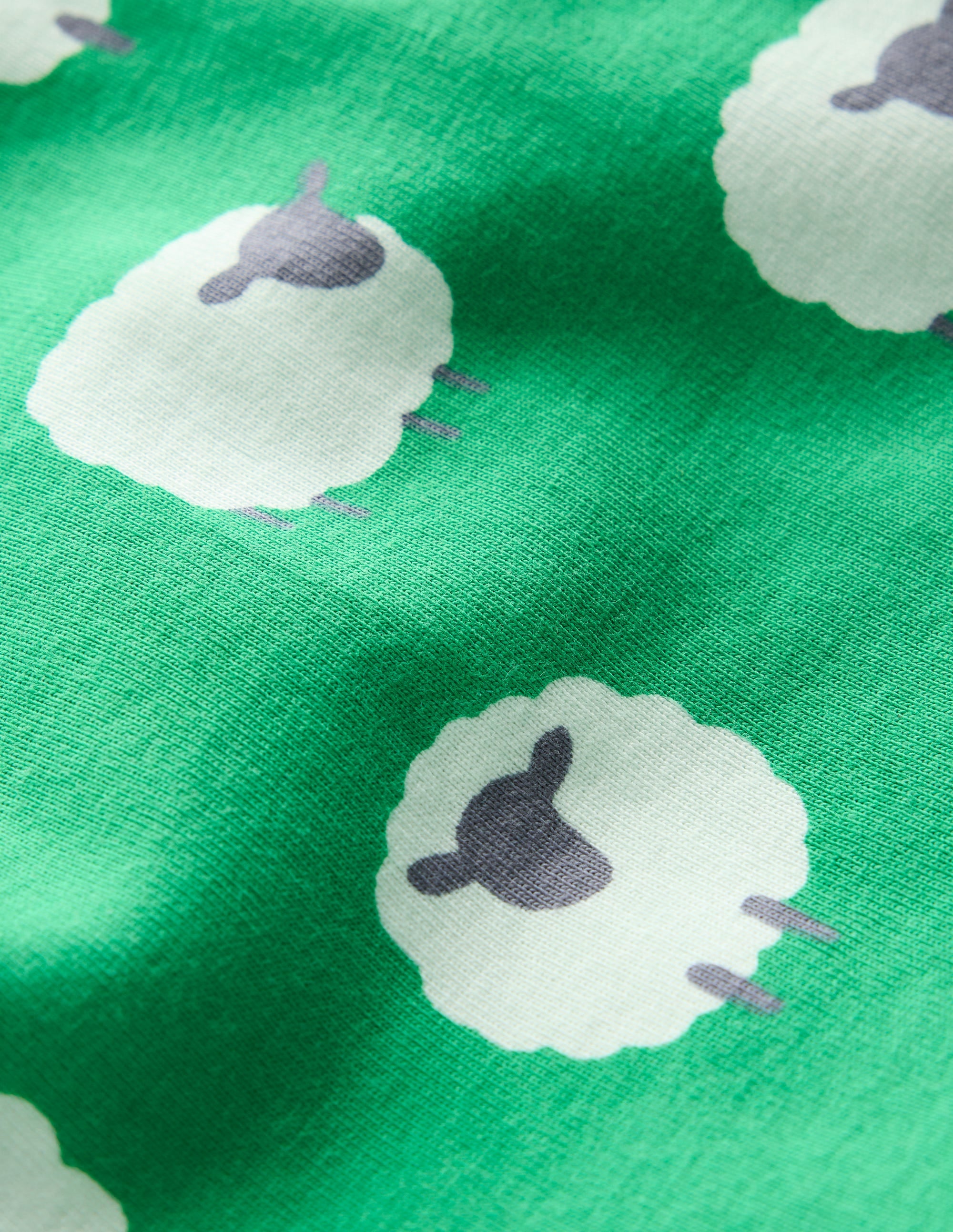 Snug Twin Pack Pyjamas-Trinity Green Sheep - Image 3