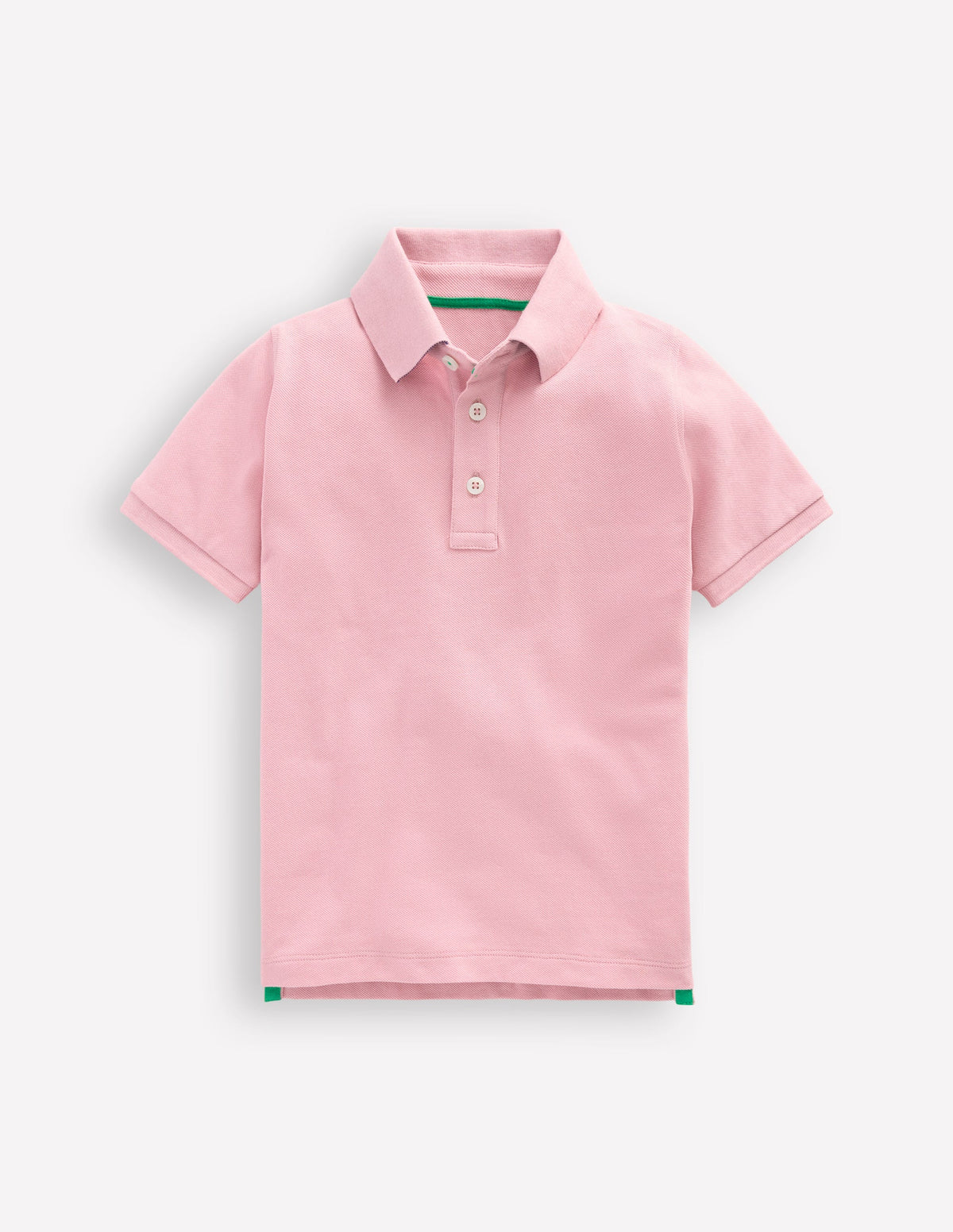 Piqué Polo Shirt-Vintage Pink - Image 1