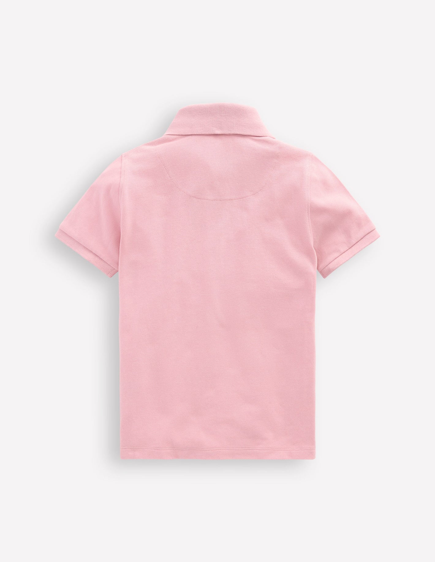 Piqué Polo Shirt-Vintage Pink