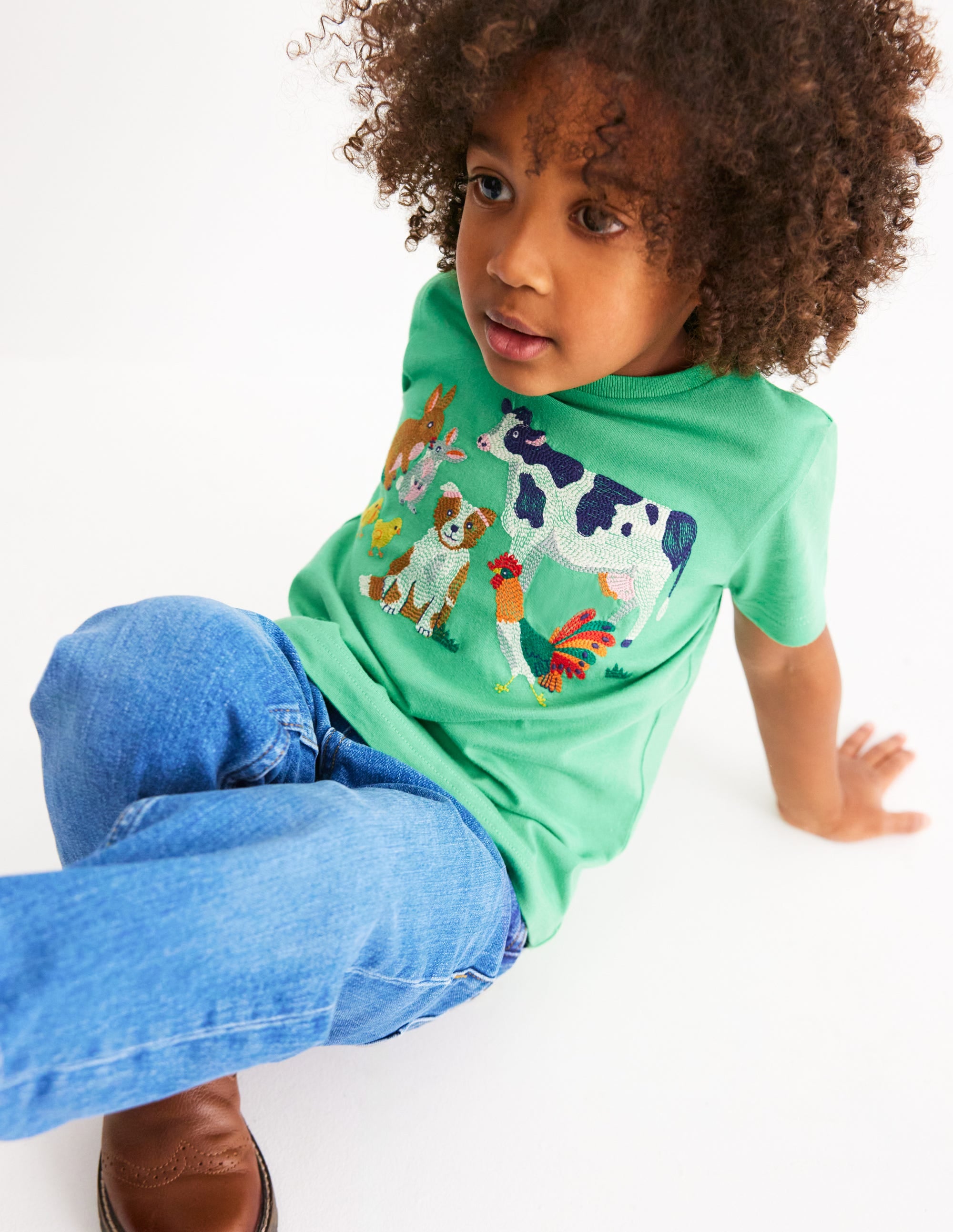 Superstitch T-Shirt-Aloe Green Easter Farm - Image 4