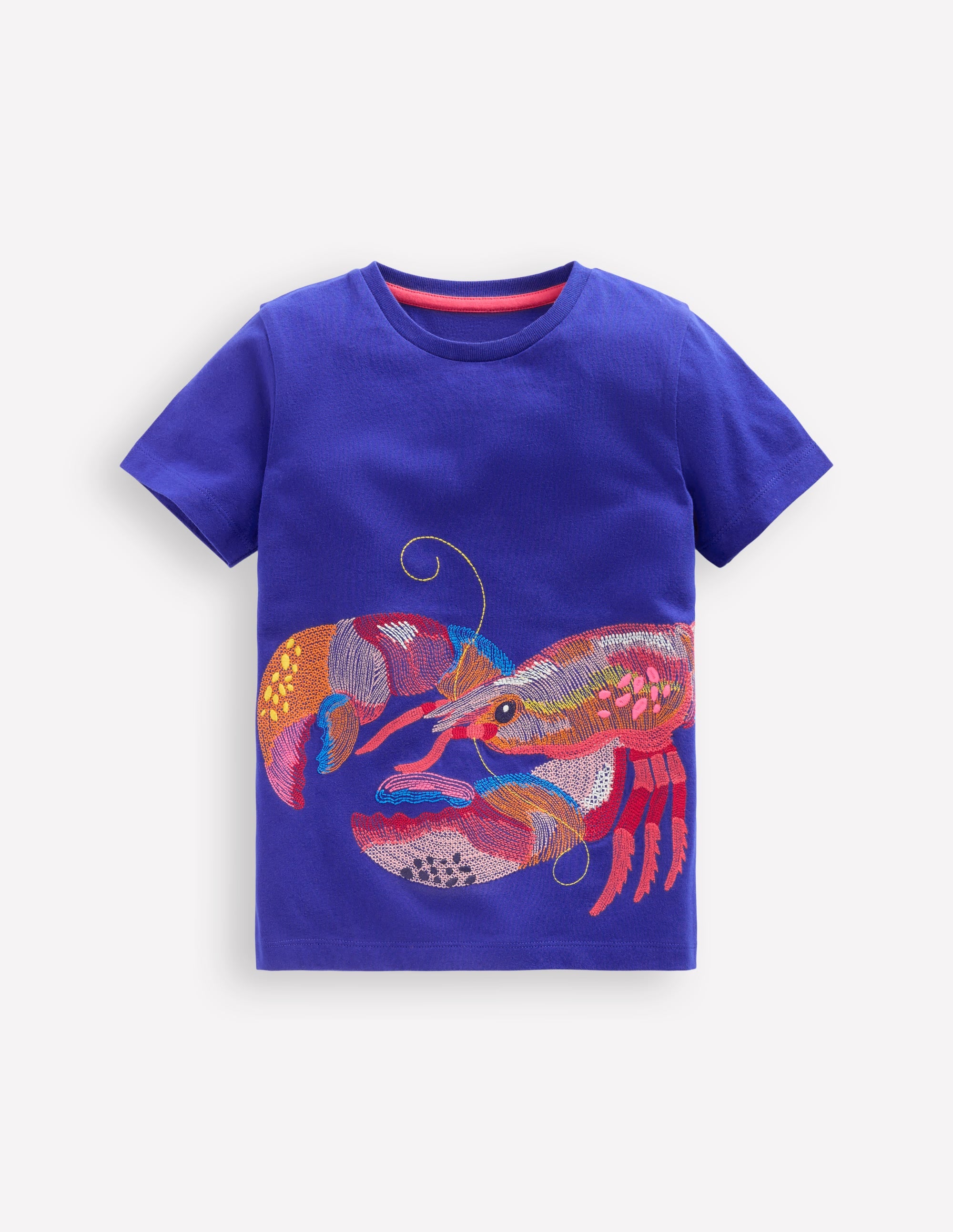 Superstitch T-Shirt-Sapphire Blue Lobster - Image 1