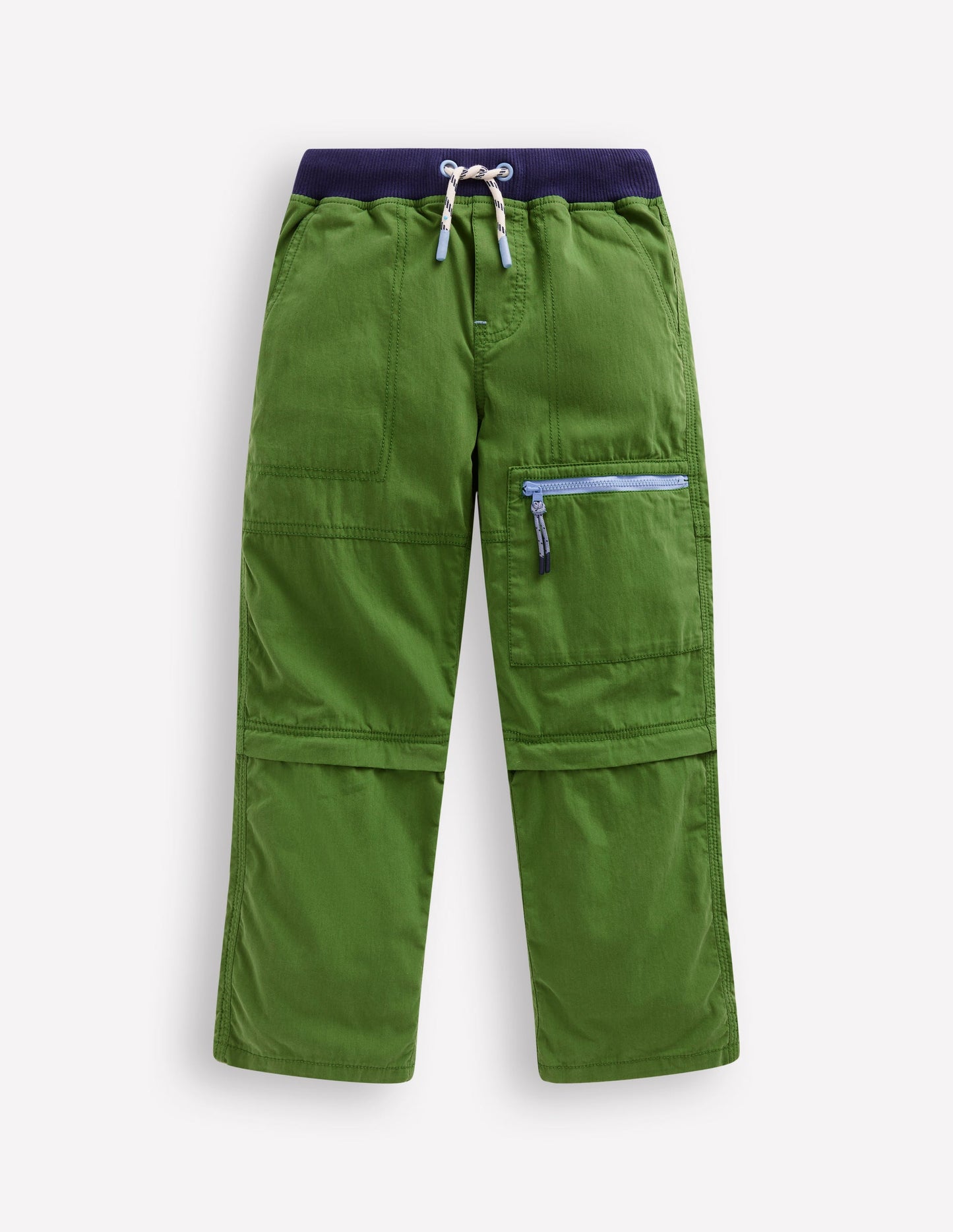 Zip-Off Techno Trousers-Broccoli Green