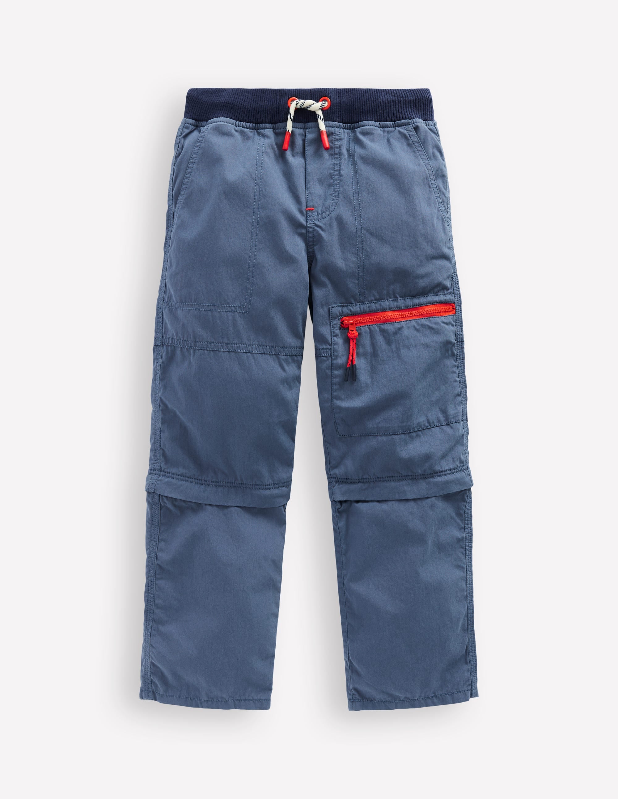 Zip-Off Techno Trousers-Robot Blue - Image 1