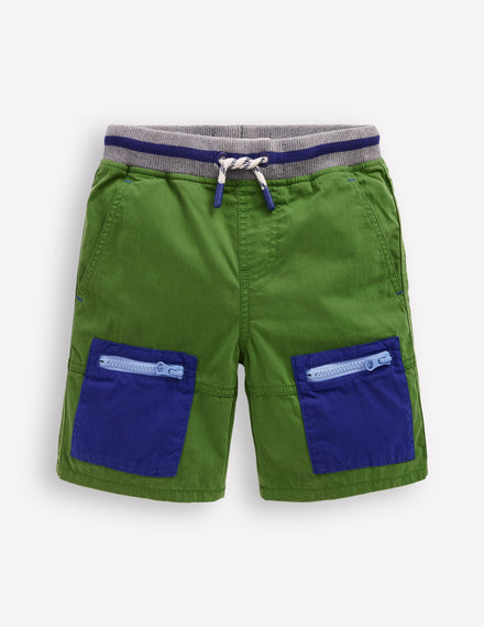 Adventure Shorts-Broccoli Green