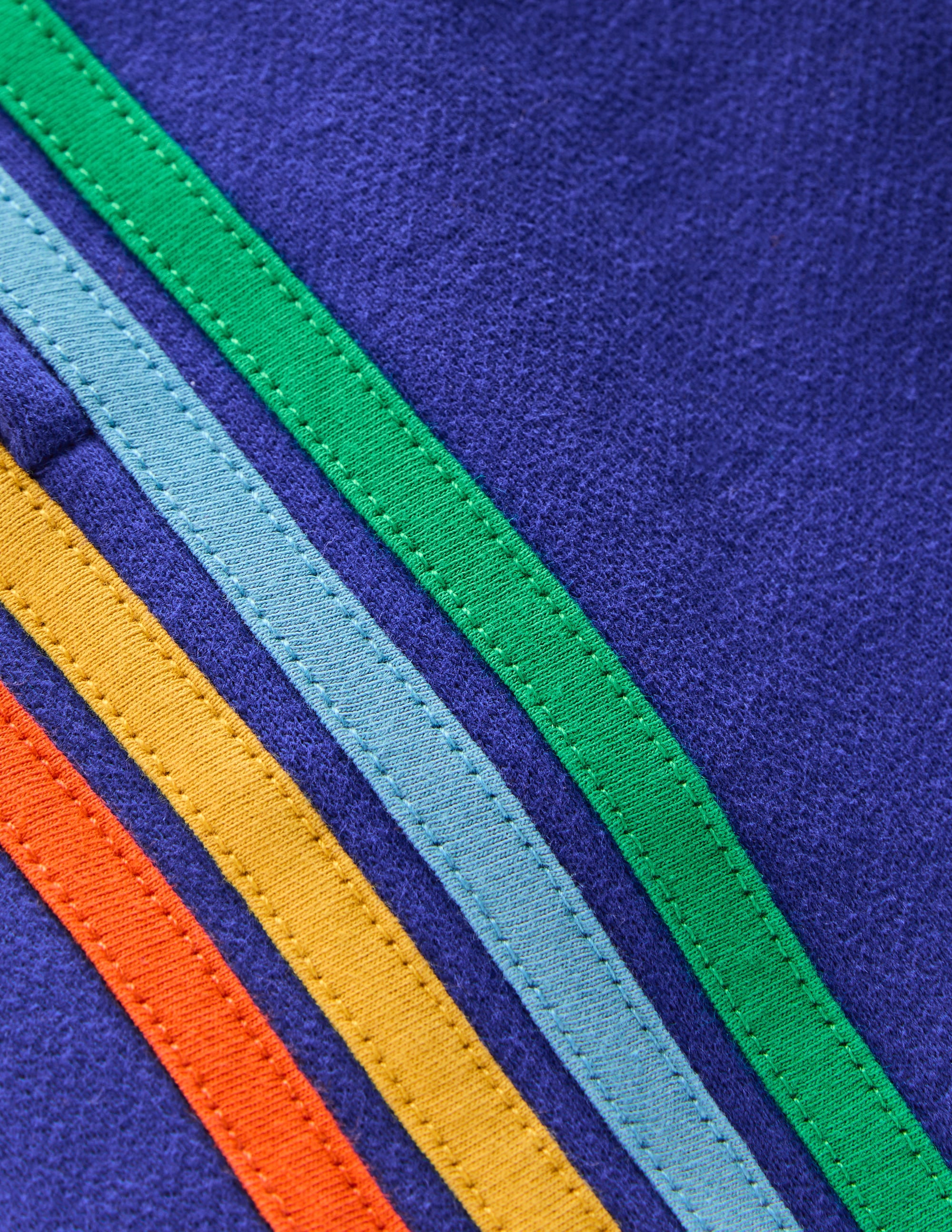 Rainbow Shorts-Peacock Plume Blue - Image 3