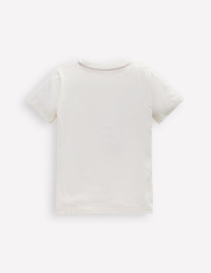 Short Sleeve Riso T-Shirt-Soft Ivory Race Cars