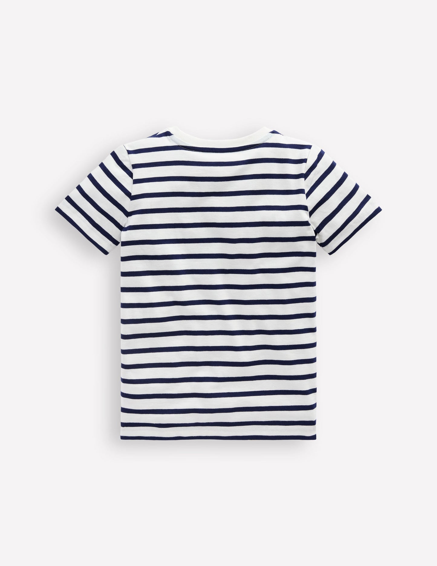 Short Sleeve Riso T-Shirt-Starboard Blue/ Ivory Space