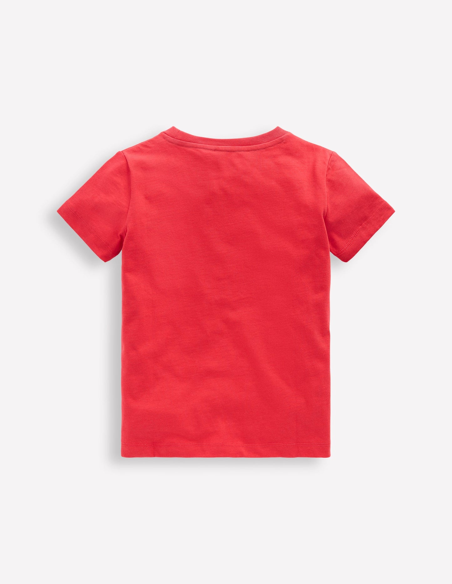 Short Sleeve Printed T-Shirt-Cherry Tomato Red Dogs