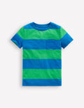 Everyday Short Sleeve T-Shirt-Sapling Green /Kingfisher Blue