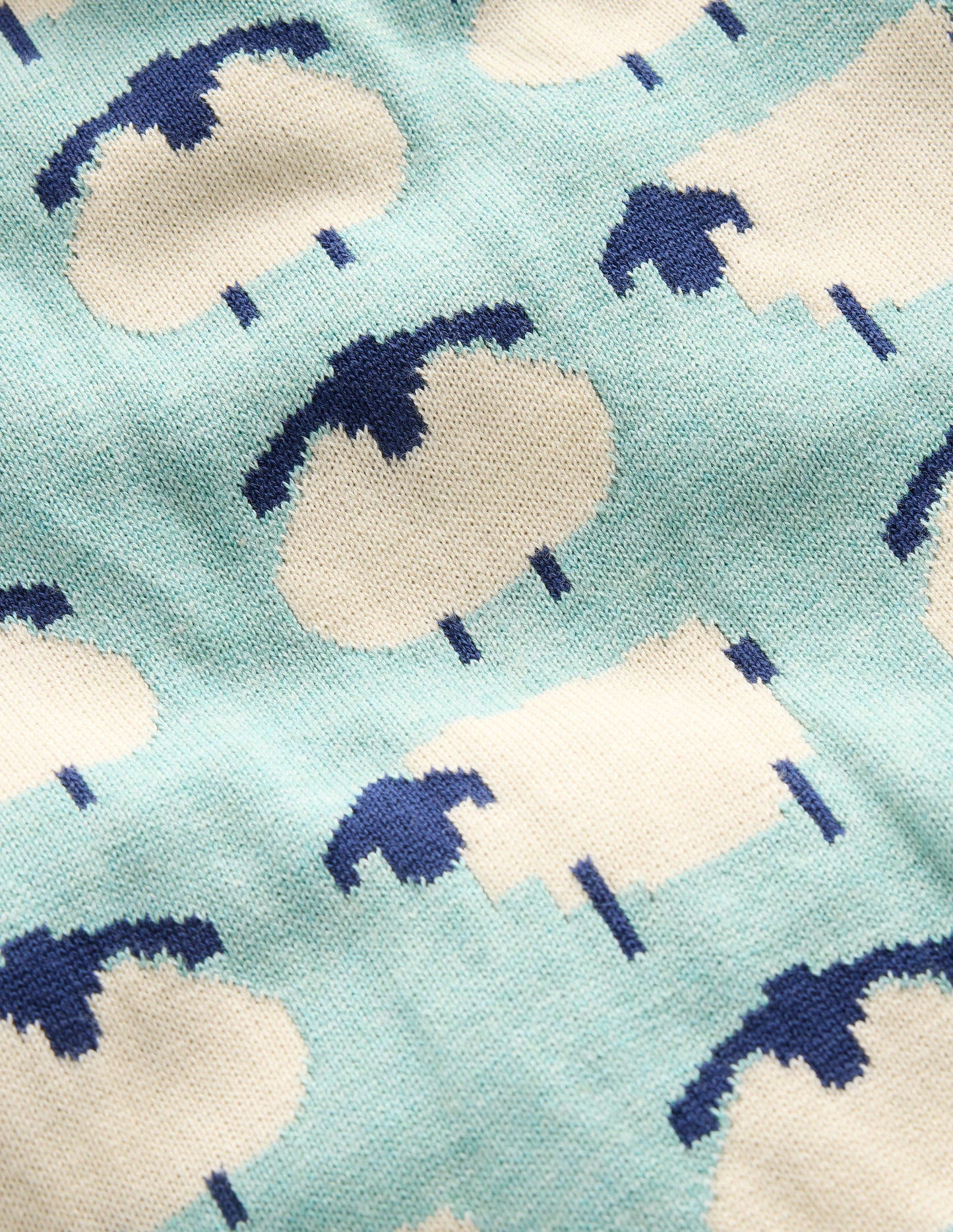 Novelty Jumper-Tourmaline Blue Sheep