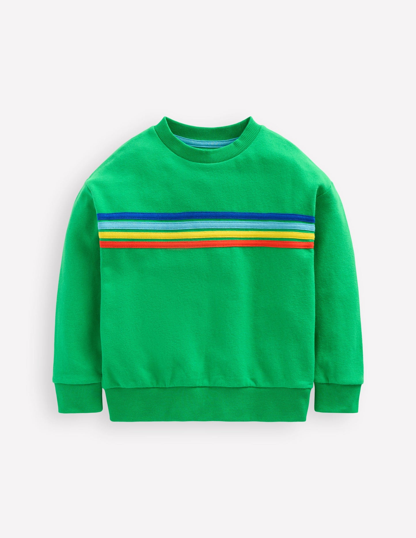 Rainbow Sweatshirt-Sapling Green