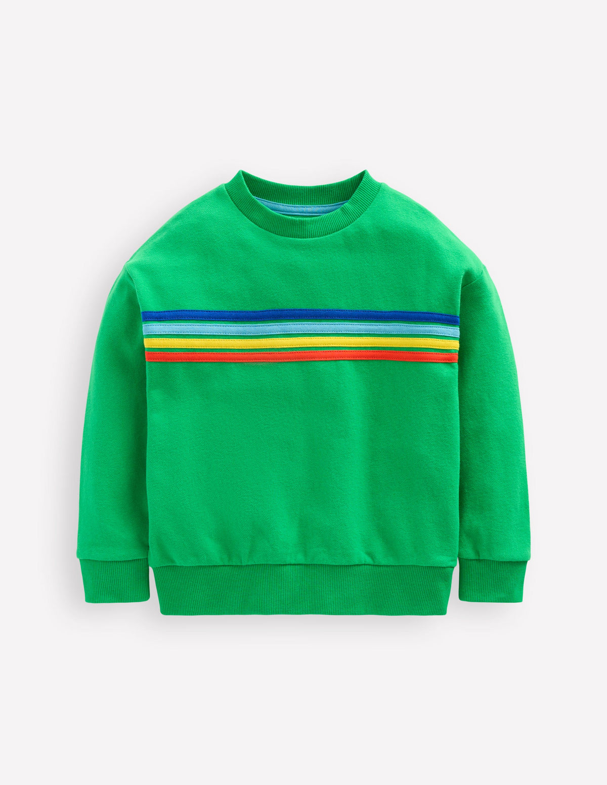 Rainbow Sweatshirt-Sapling Green - Image 1