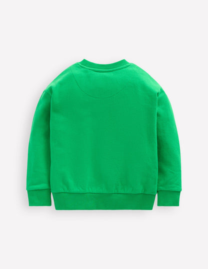 Rainbow Sweatshirt-Sapling Green