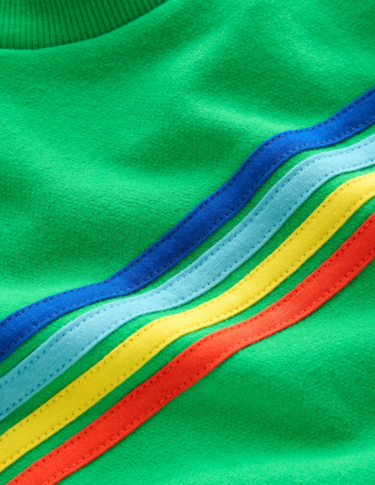 Rainbow Sweatshirt-Sapling Green - Image 3