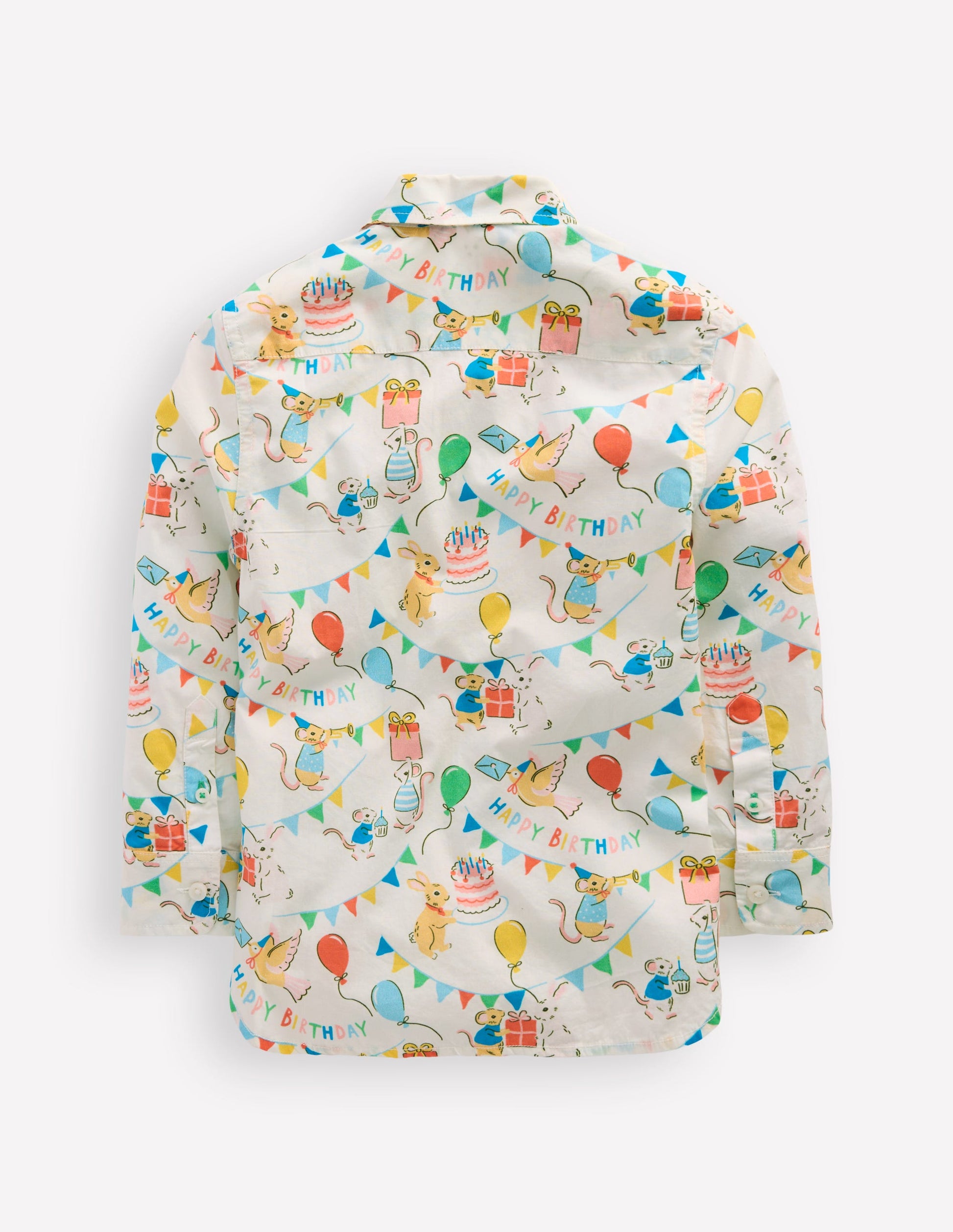 Cotton Shirt-Birthday Print-3